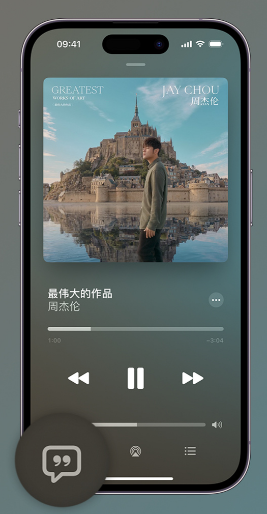 呼玛iphone维修分享如何在iPhone上使用Apple Music全新唱歌功能 