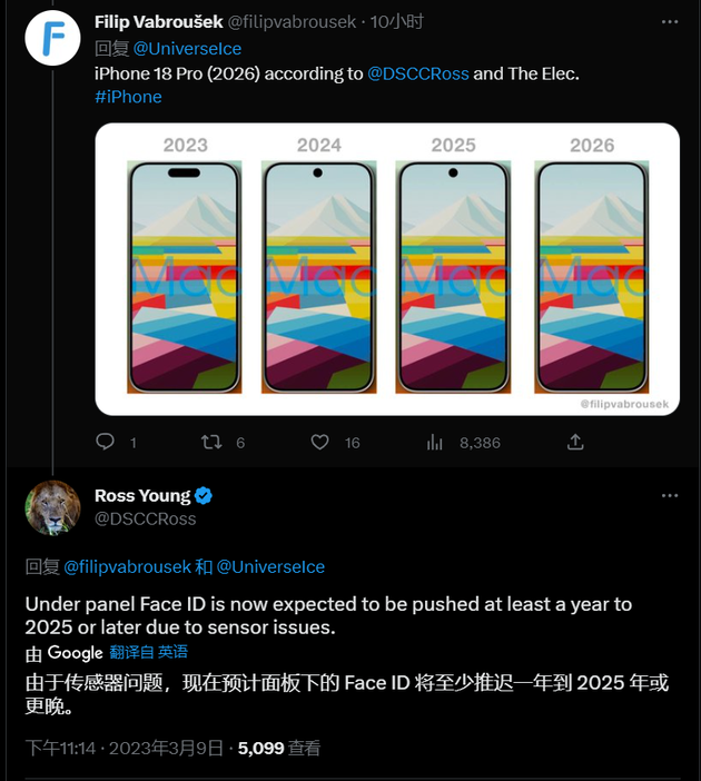 呼玛苹果手机维修分享:屏下Face ID有什么优势？iPhone何时会有屏下Face ID？ 