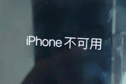 呼玛苹果服务网点分享锁屏界面显示“iPhone 不可用”如何解决 