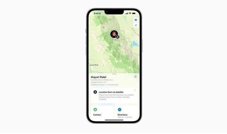 呼玛苹果14维修分享iPhone14系列中 FindMy功能通过卫星分享位置方法教程 